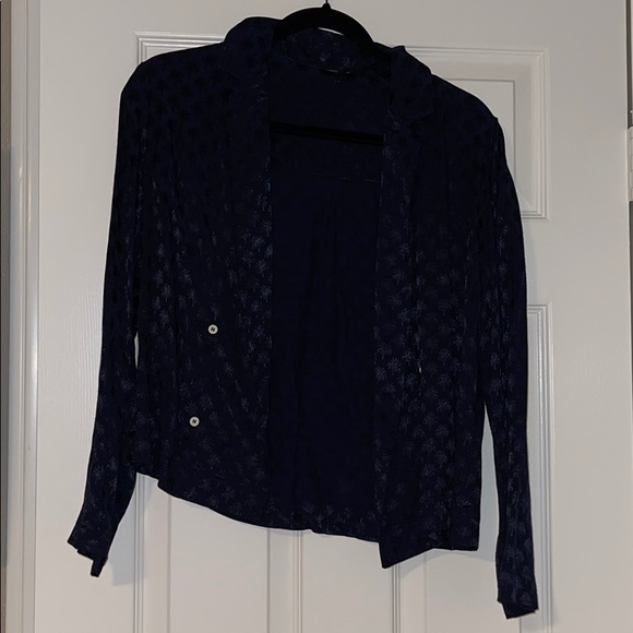 Navy Palmtree blazer - Picture 1 of 2